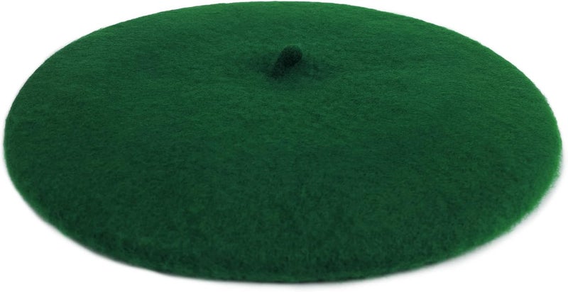 Wheebo Berets for Kids Wool French Beret Hats Artist Painter Hats for Little Girls Boys Solid Color Style - Image 2
